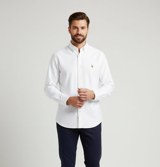 POLO RALP LAUREN VESTIR MANGA LARGA HOMBRE