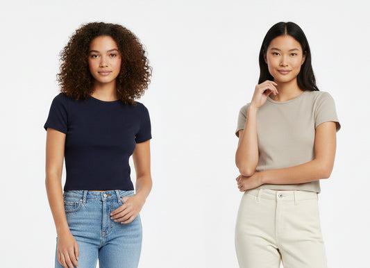 DIVIDED CROP TOP MUJER