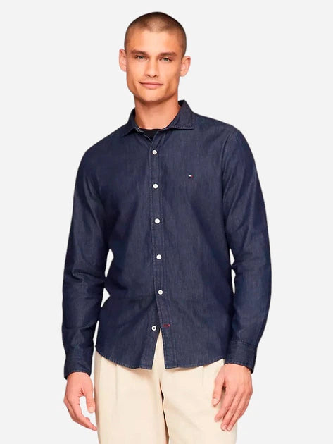 TOMMY HILFIGER  VESTIR MANGA  LARGA HOMBRE