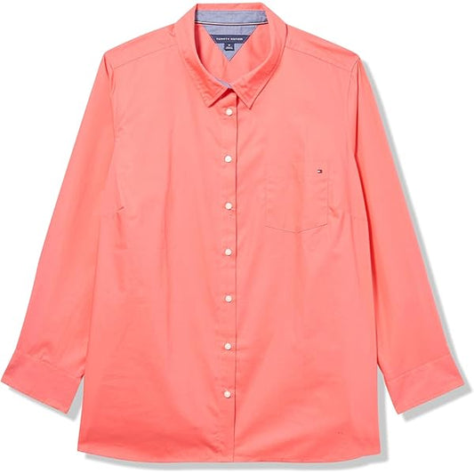 TOMMY HILFIGER CAMISA DE MUJER MANGA TRES CUARTAS